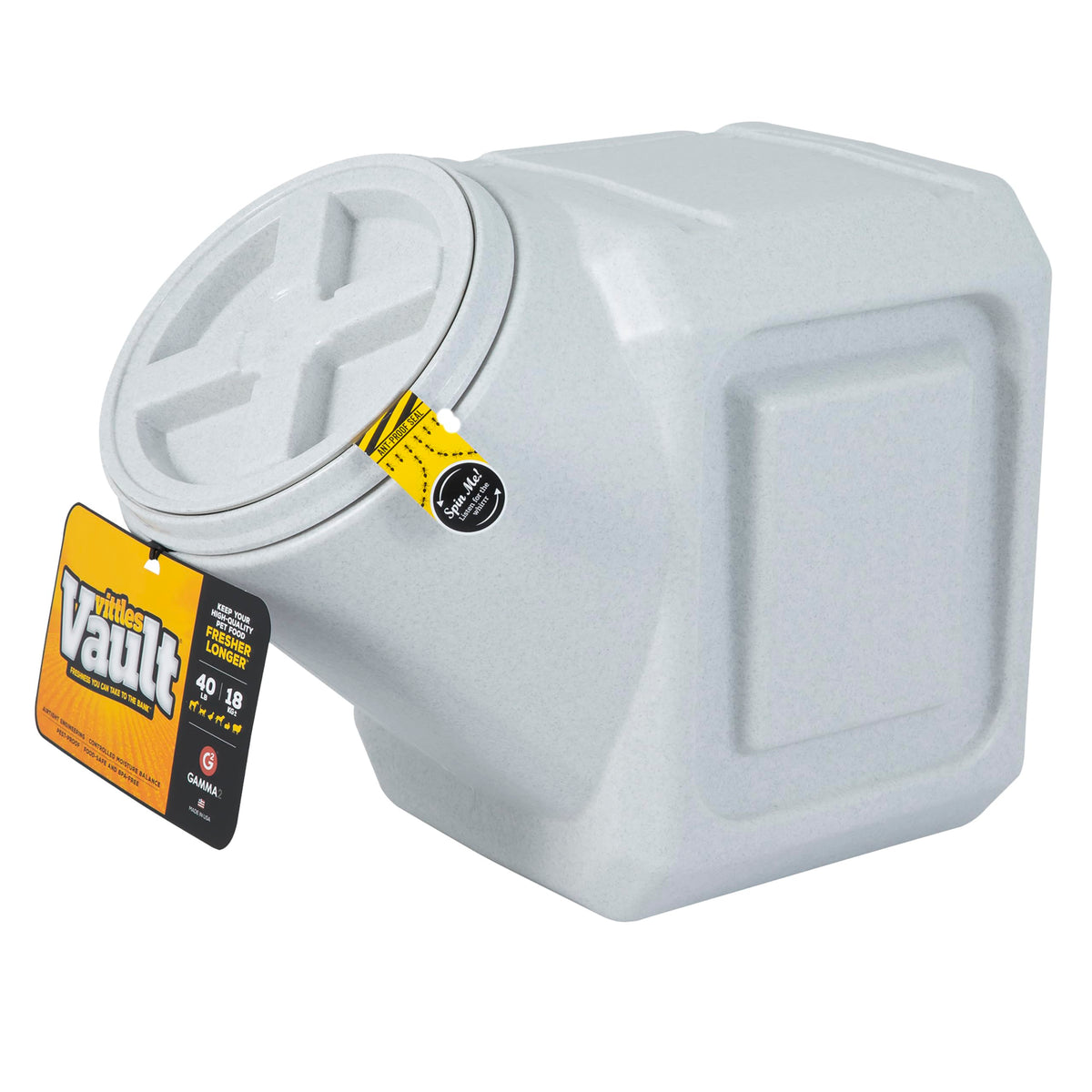 Vittles Vault Vittles Vault Pawprint Food Storage Container + Scoop, 25lbs