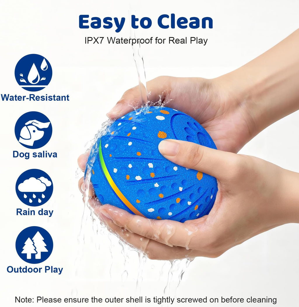 Smart Interactive Dog Toys Ball for Aggressive Chewers Medium Large,E-TPU 2