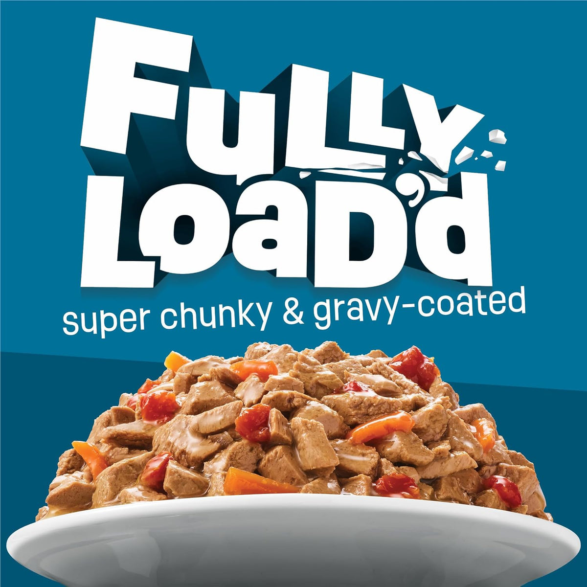 Friskies Purina Fully Load'd Wet Cat Food Variety Pack, 12 Count, 5.5 oz