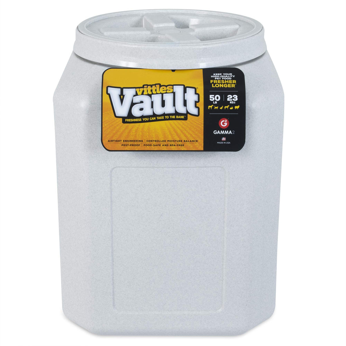 Vittles Vault Vittles Vault Pawprint Food Storage Container + Scoop, 25lbs