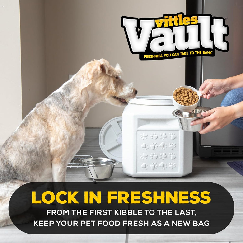 Vittles Vault Vittles Vault Pawprint Food Storage Container + Scoop, 25lbs