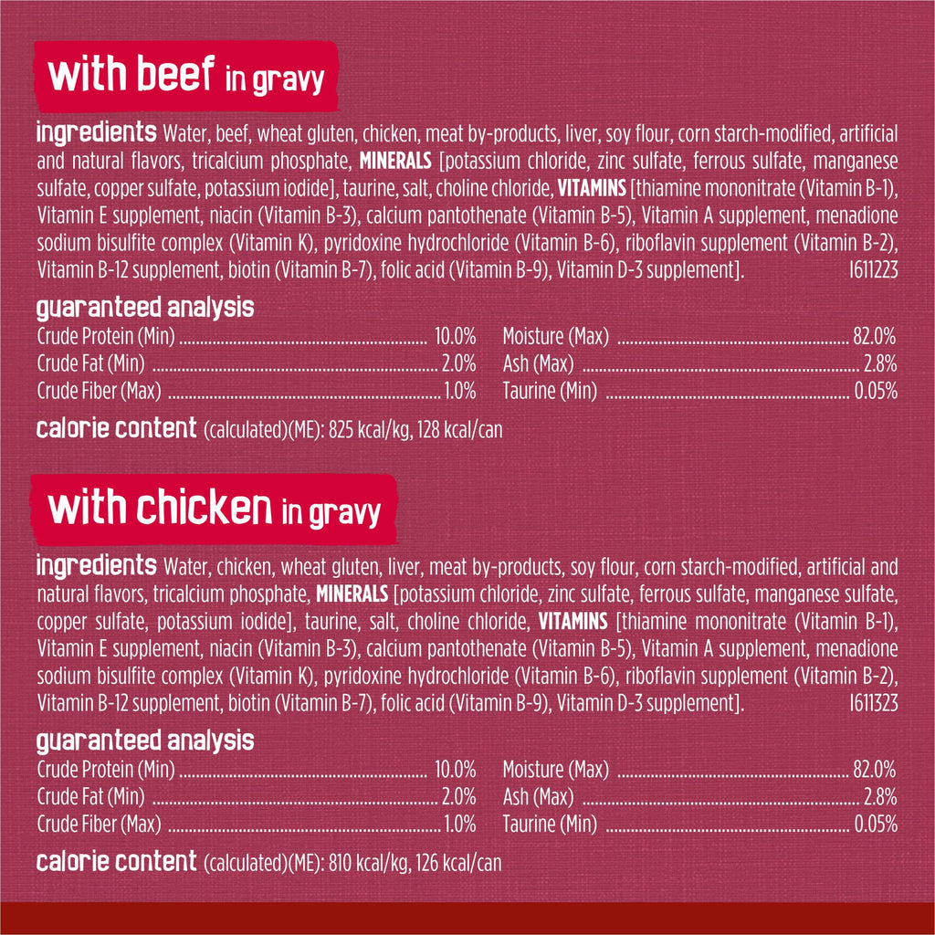 Purina Friskies Gravy Wet Cat Food Variety Pack, Prime Filets Meaty Favorites - (Pack of 24) 5.5 oz. Cans